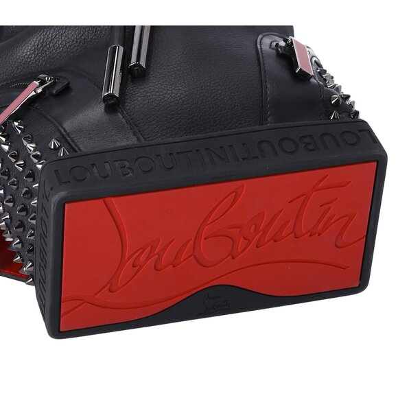 Christian Louboutin Explorer Funk Small Backpack 3215038 Black Red Calf Leather main image 7
